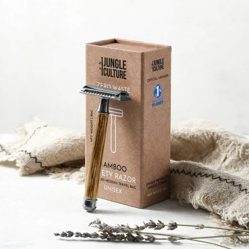 Bamboo Safety Razor | Reusable Bamboo Razor