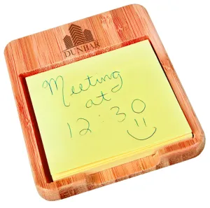 Bamboo Sticky Note Holder