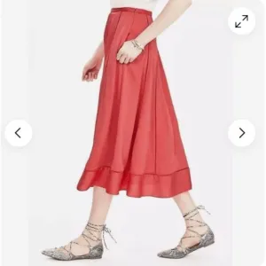 Banana Republic NWT Midi Sweep Skirt, Perfect coral Midi Skirt, Sz 14, MSRP $114
