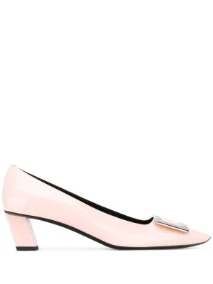 Belle vivier leather pumps
