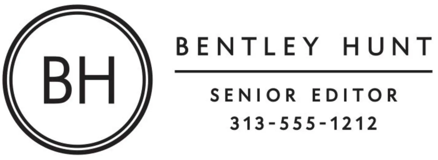Bentley Professional Rectangle Self-Inking Stamper or Hand Stamp