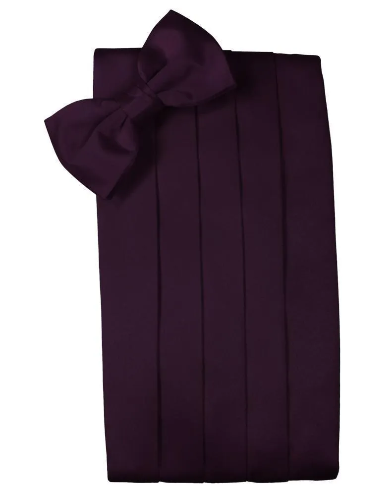 Berry Luxury Kids Satin Cummerbund