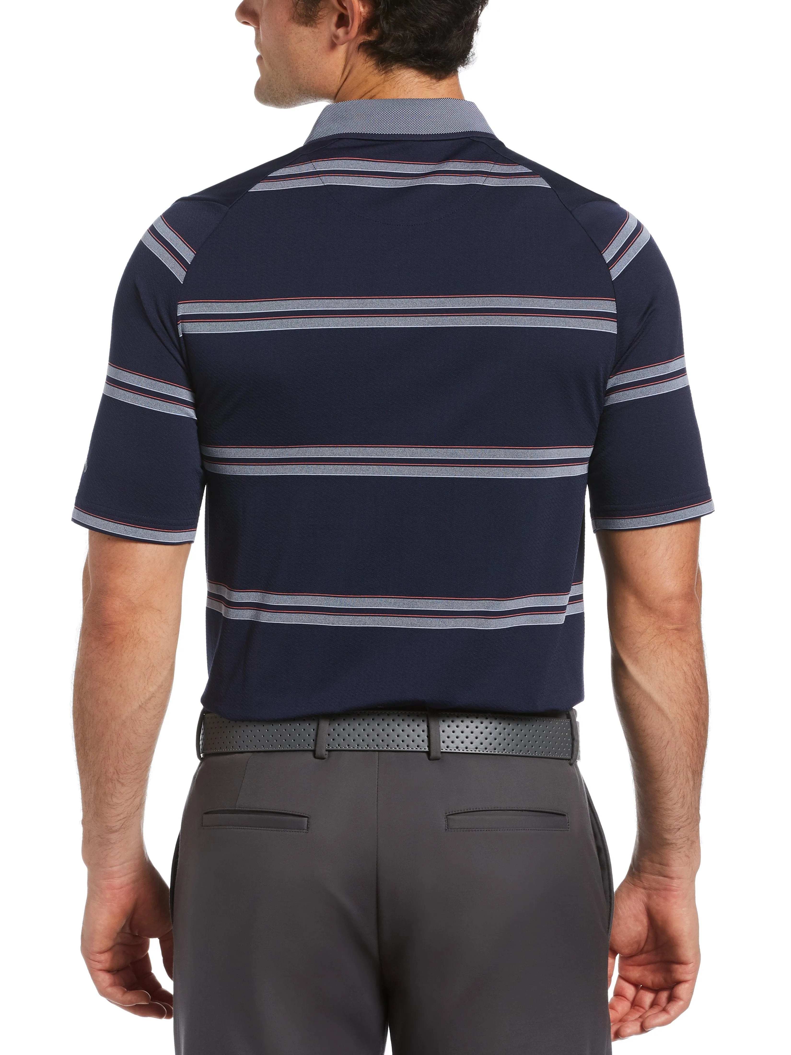 Big & Tall Oxford Stripe Polo