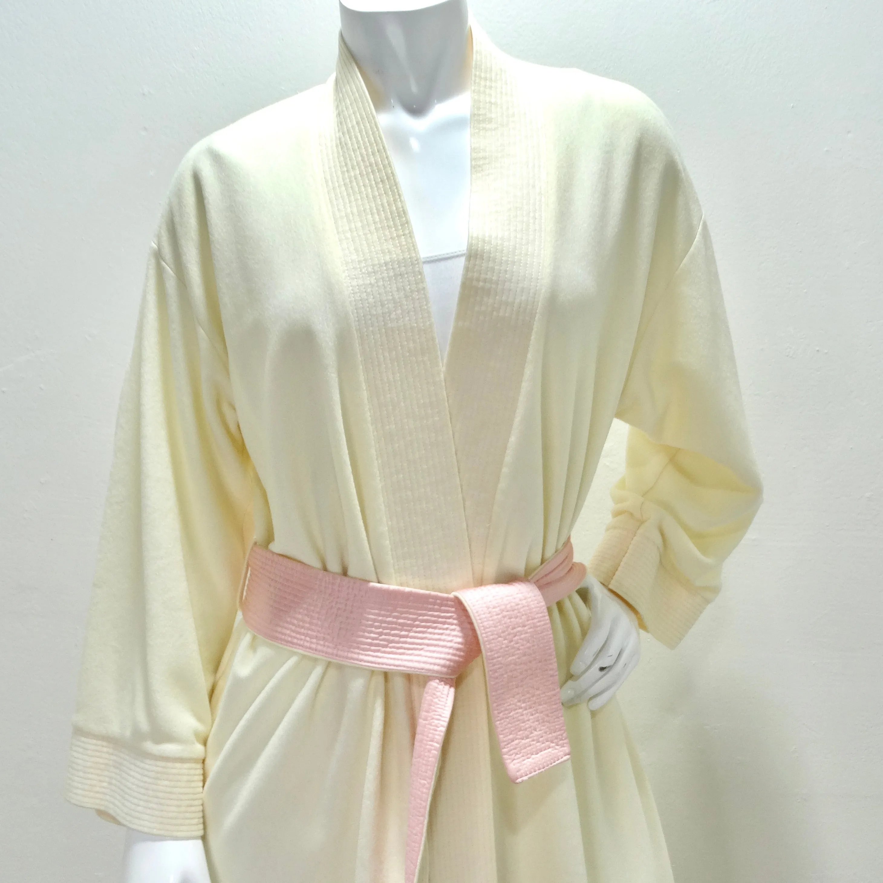 Bill Tice 1980s Lotus Flower Robe