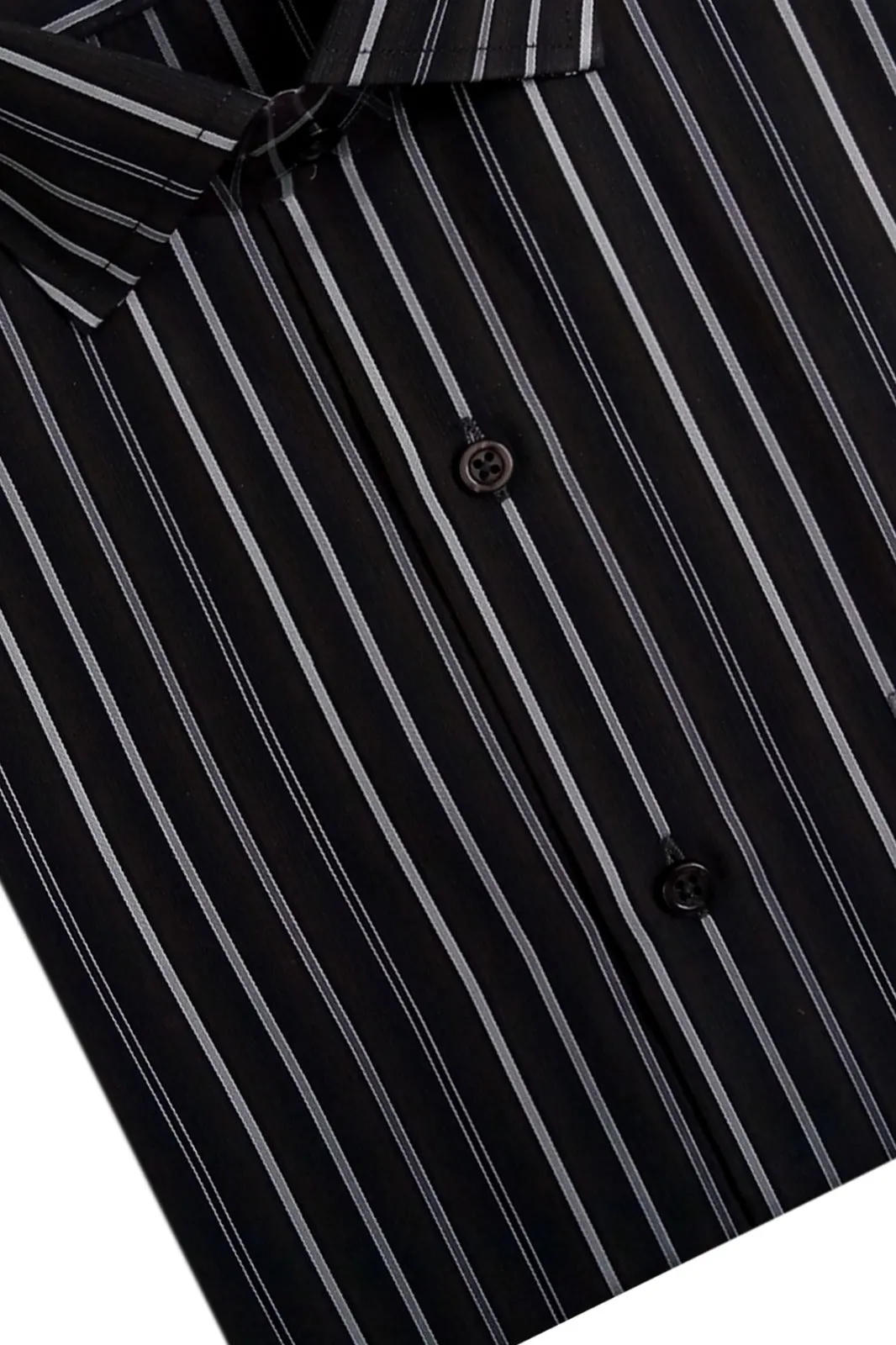 Black and White Stripped formal Shirt (Elite Edition)