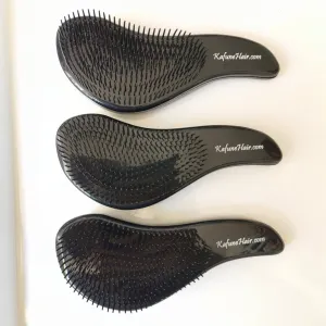 Black bristle paddle detangle brush - Available Next Business Day Shipping