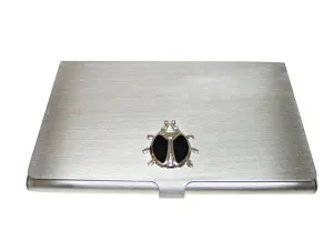 Black Bug Matte Business Card Holder