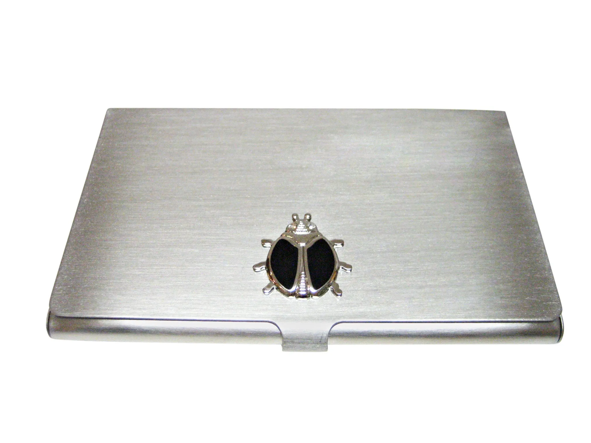Black Bug Matte Business Card Holder