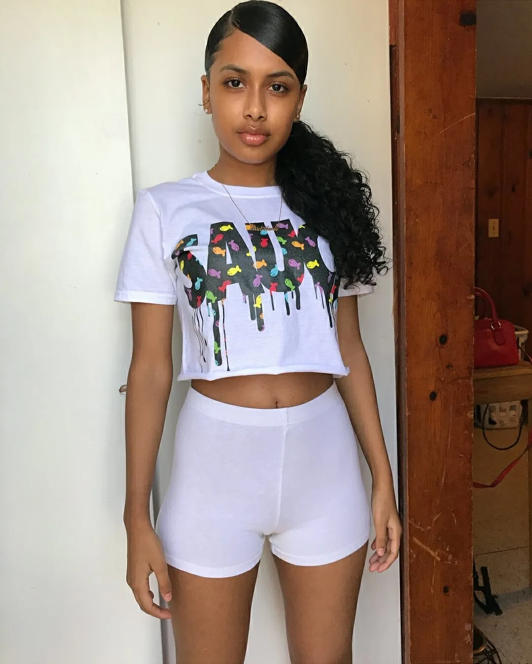 Black Goldfish Sauce | White Tee