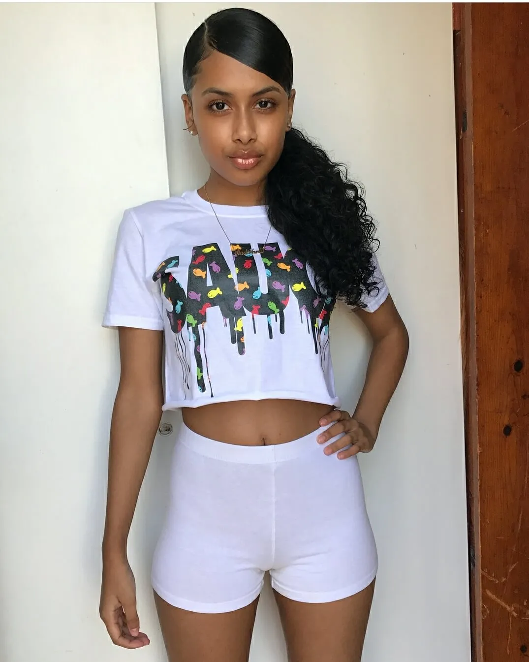 Black Goldfish Sauce | White Tee
