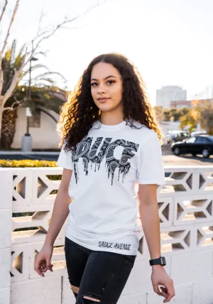 Black Paisley Bandana Sauce | White Tee