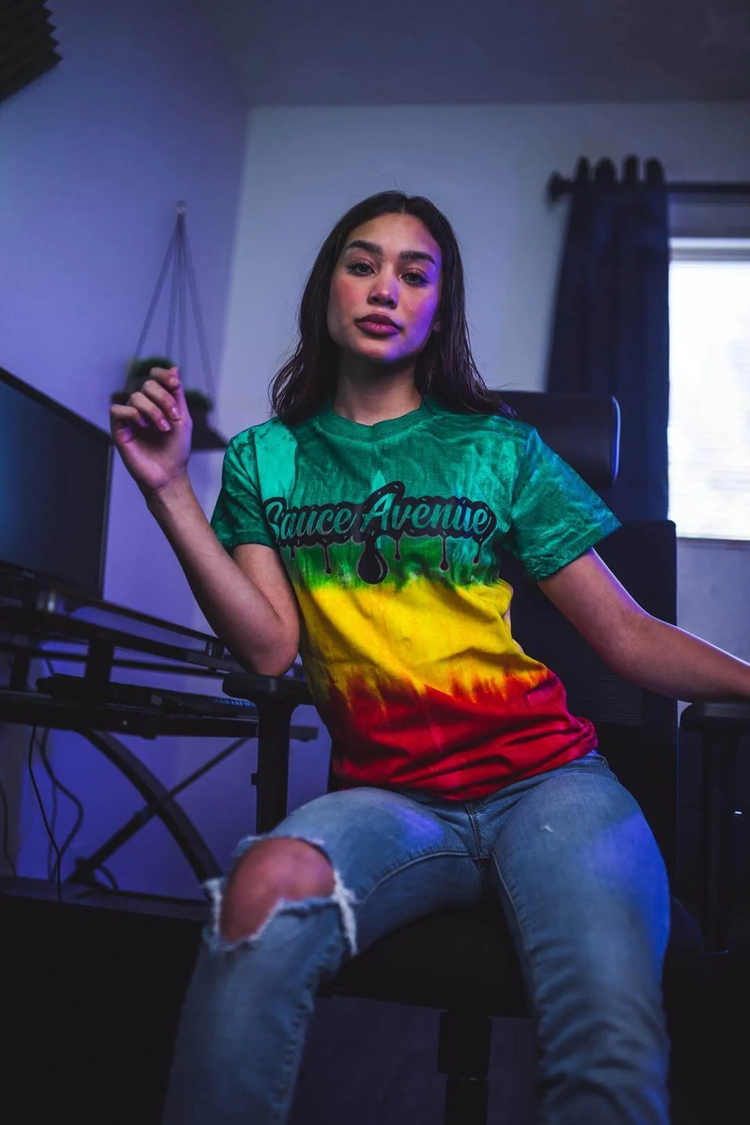 Black SA Drip | Congo Tee