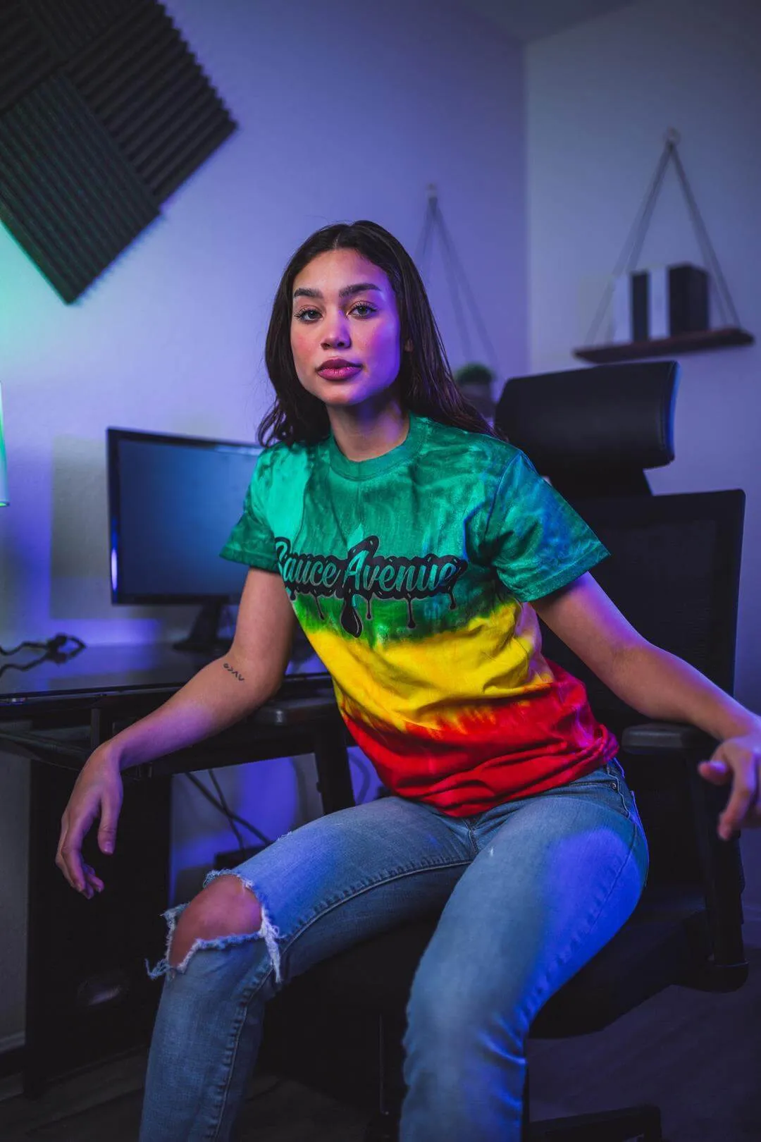 Black SA Drip | Congo Tee