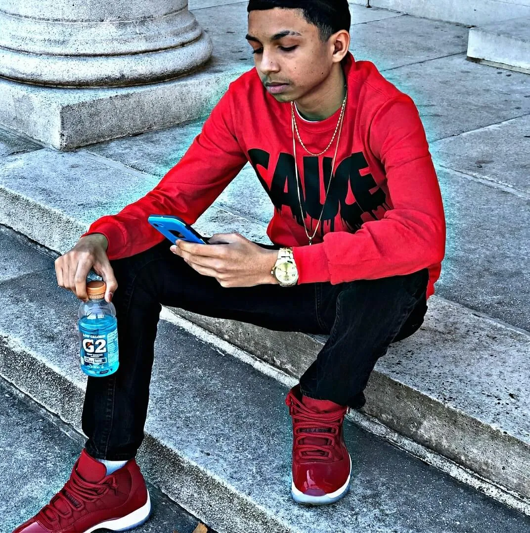 Black Sauce | Red Long Sleeve Tee