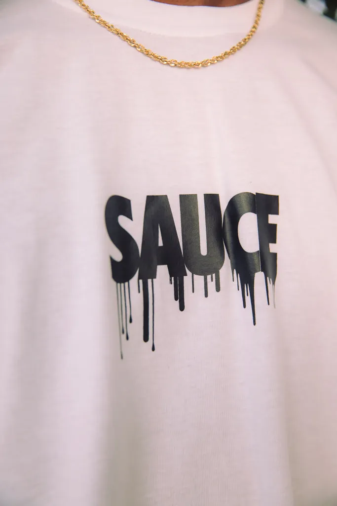 Black Sauce (S) | White Tee