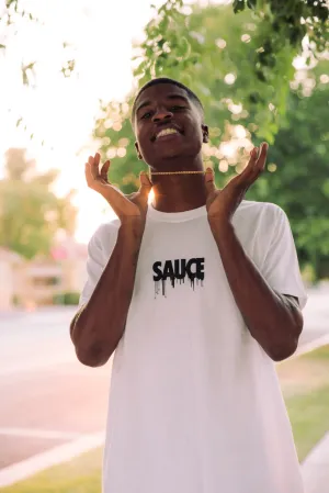 Black Sauce (S) | White Tee
