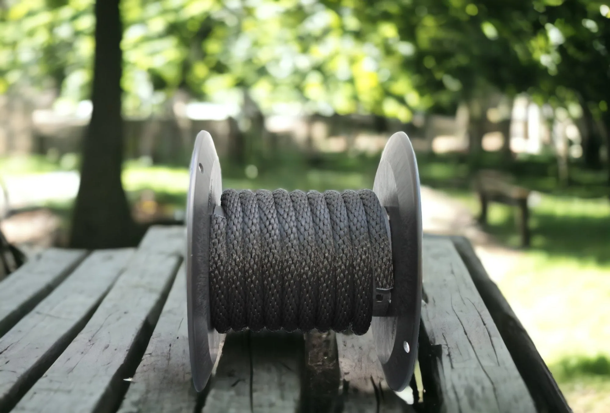 Black Solid Braided Multifilament Polypropylene Rope