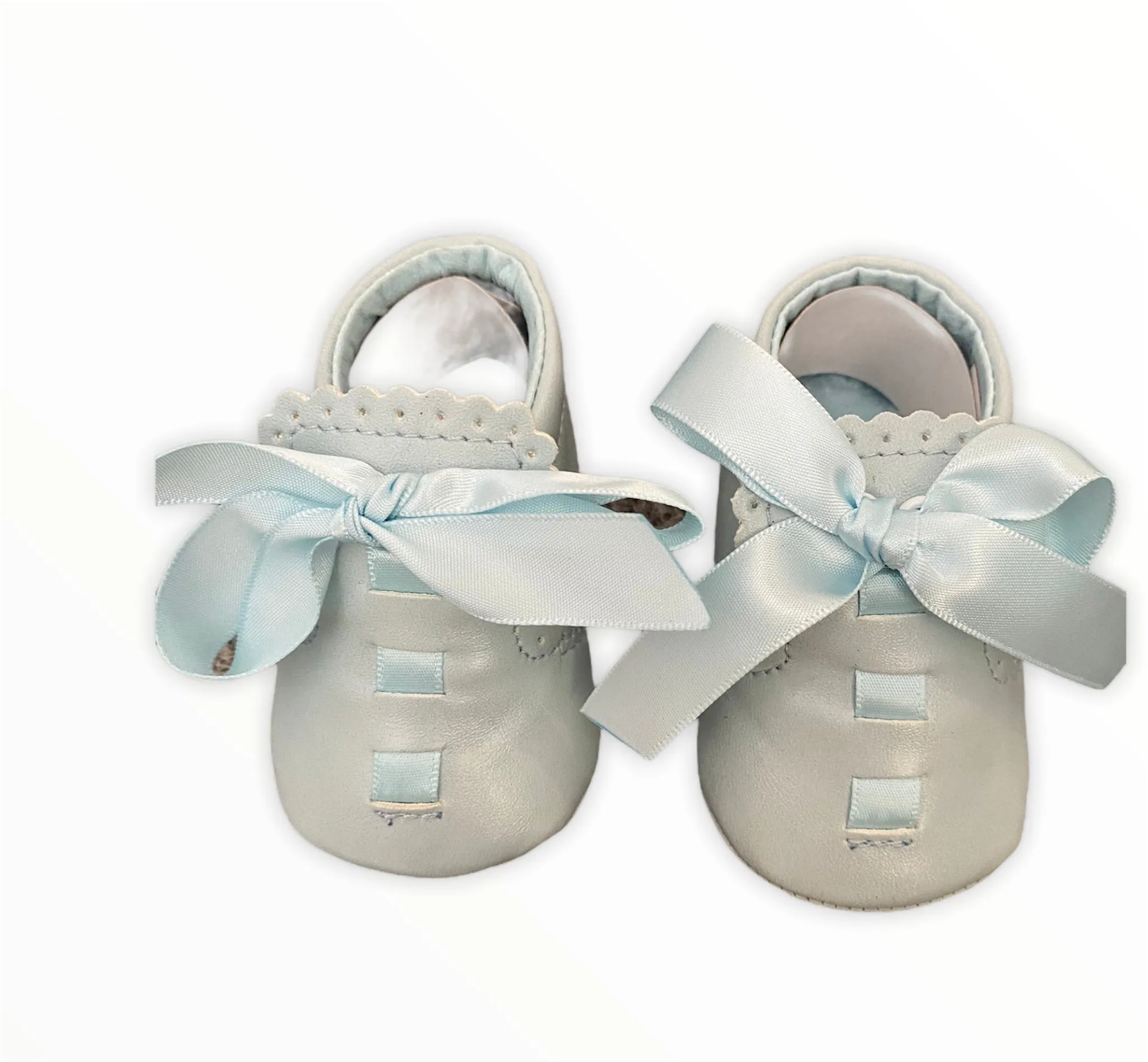 Blue bow sevva shoes