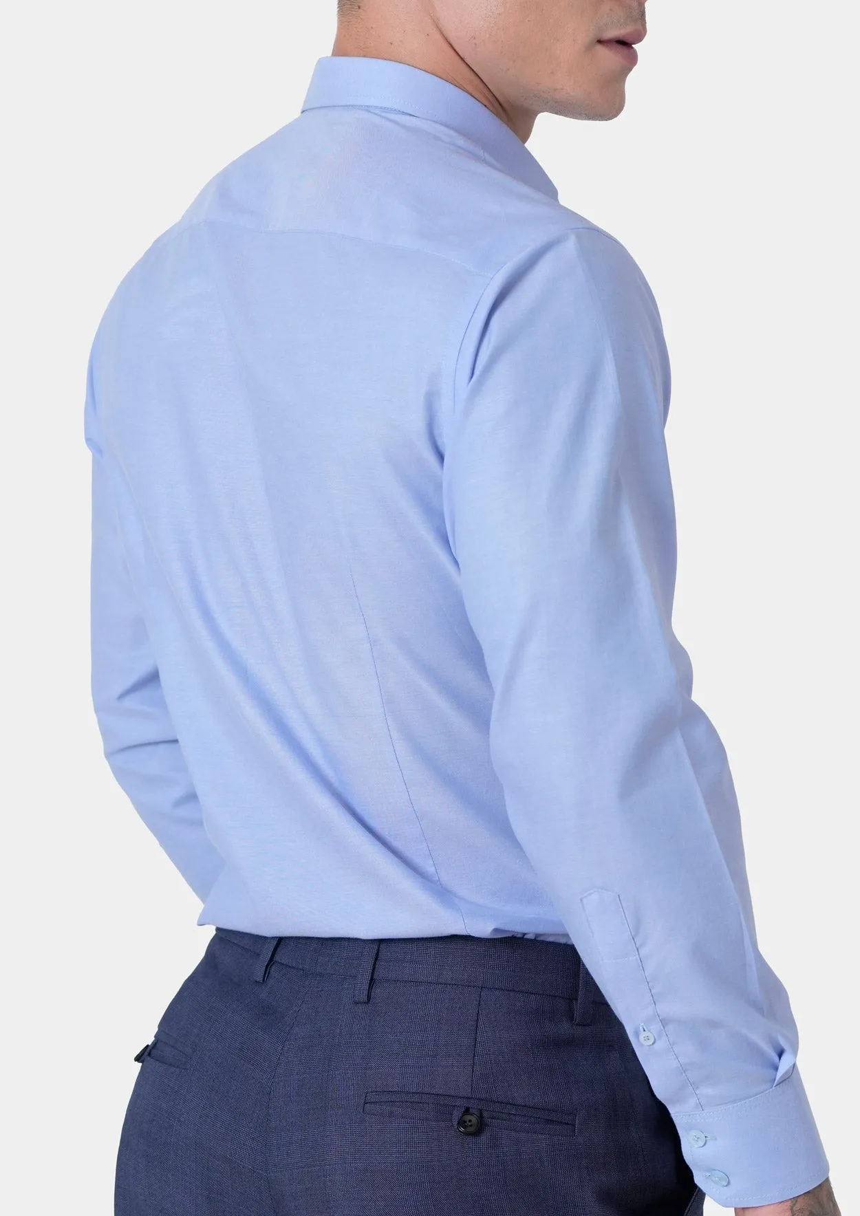 Blue Pinpoint Oxford Shirt