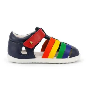 Bobux IWalk Tidal Closed Sandal Navy Multi