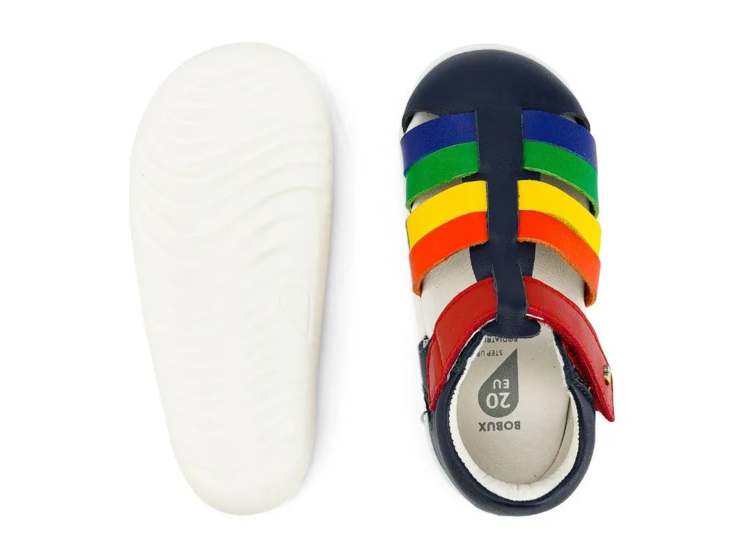 Bobux IWalk Tidal Closed Sandal Navy Multi