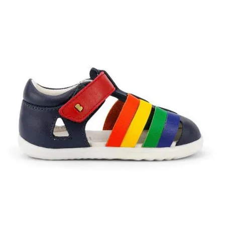 Bobux IWalk Tidal Closed Sandal Navy Multi