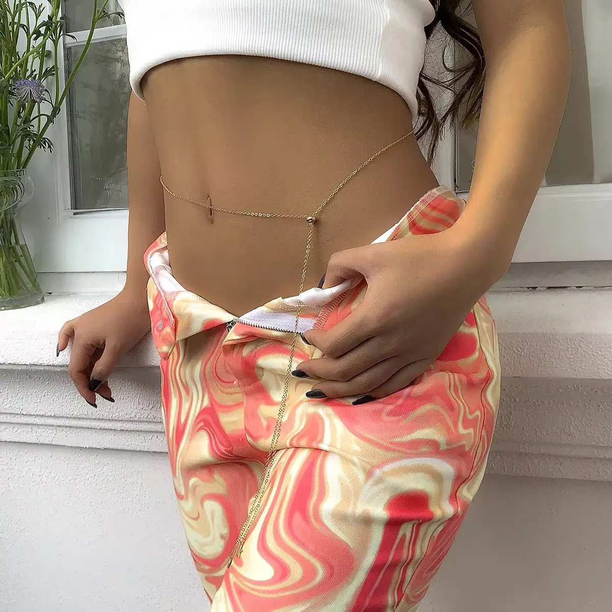 Boho Minimalist Waist Chain