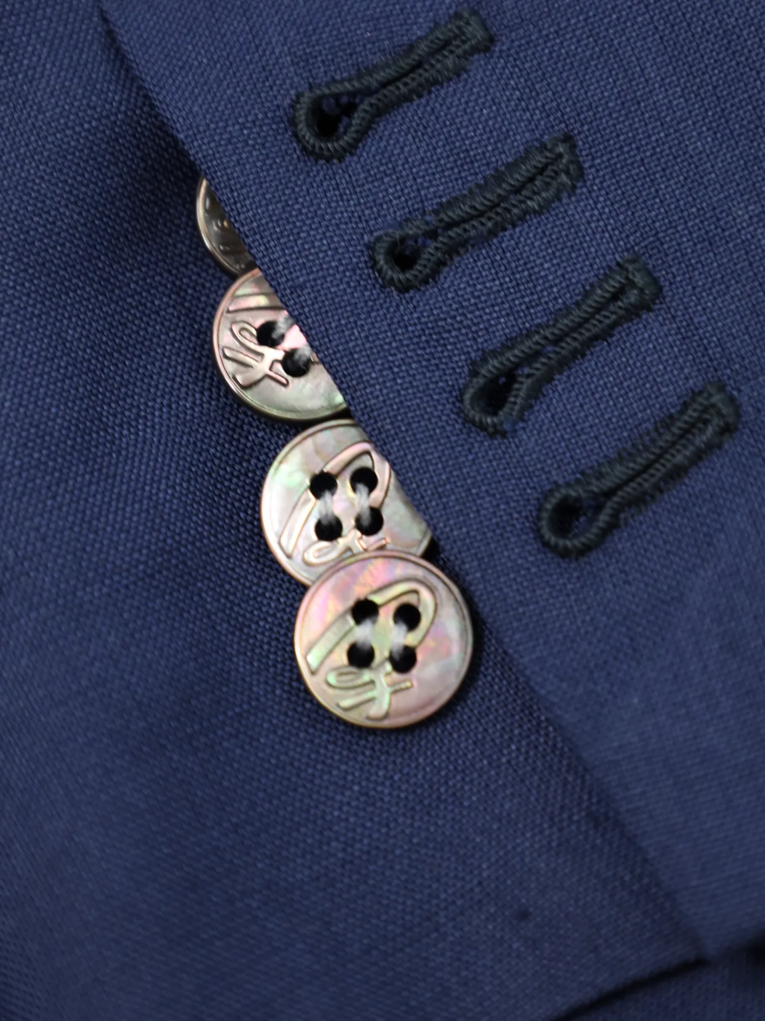 Brioni Blue Shangtung Silk Piuma Jacket