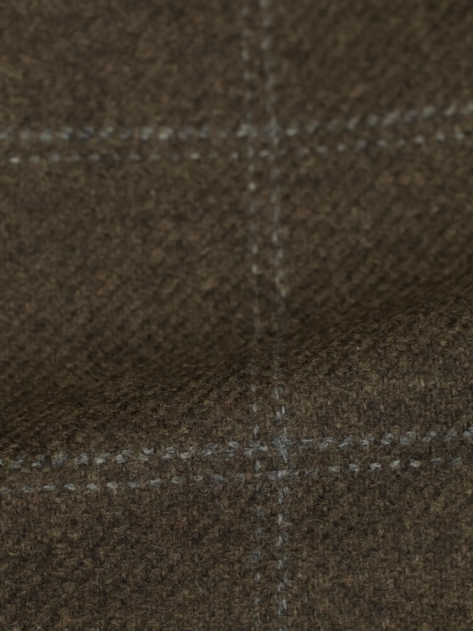 Brioni Chocolate Brown Pure Cashmere Windowpane "Nomentano" Jacket