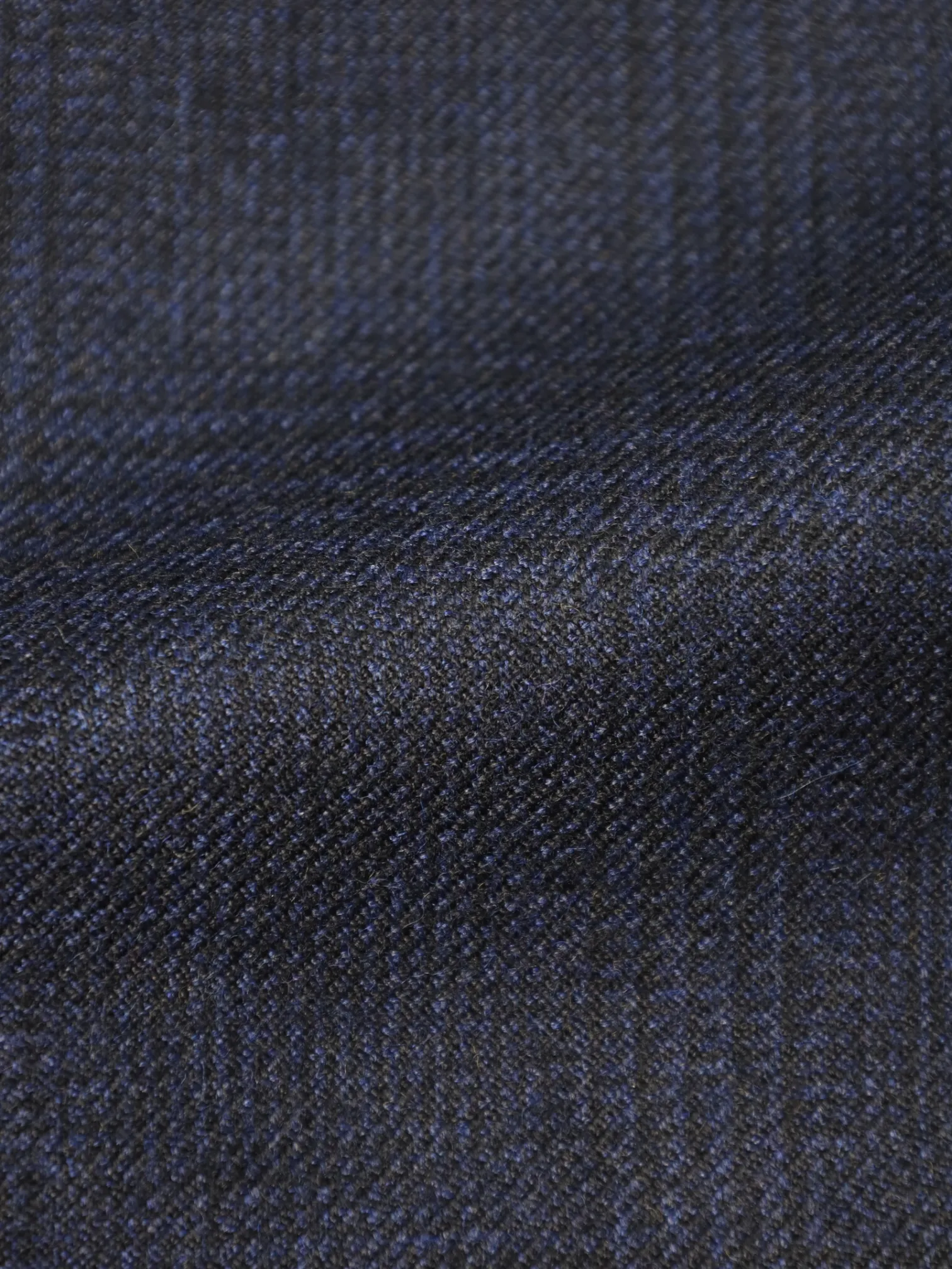 Brioni Navy Cashmere Glenplaid Colosseo Jacket