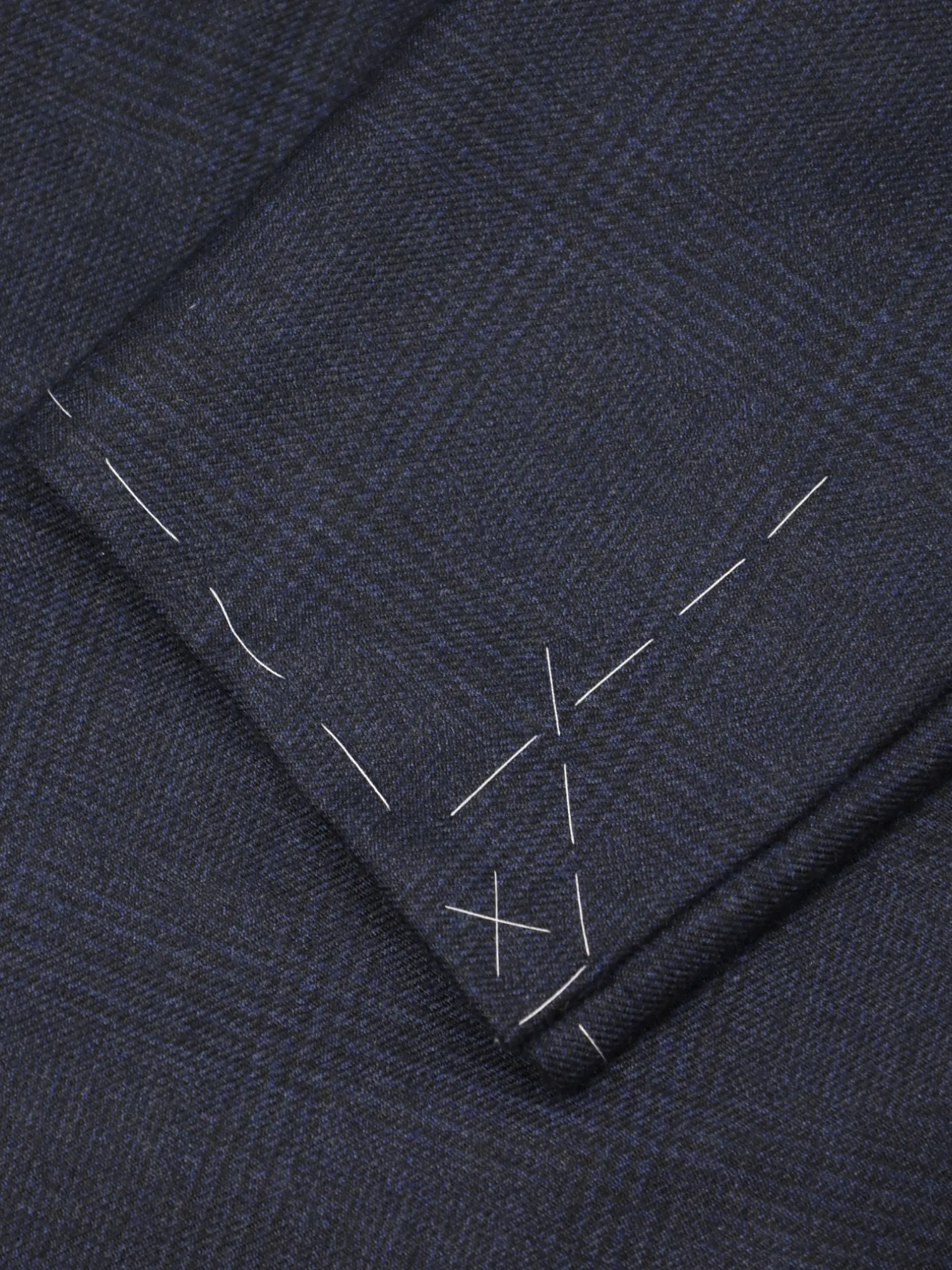 Brioni Navy Cashmere Glenplaid Colosseo Jacket