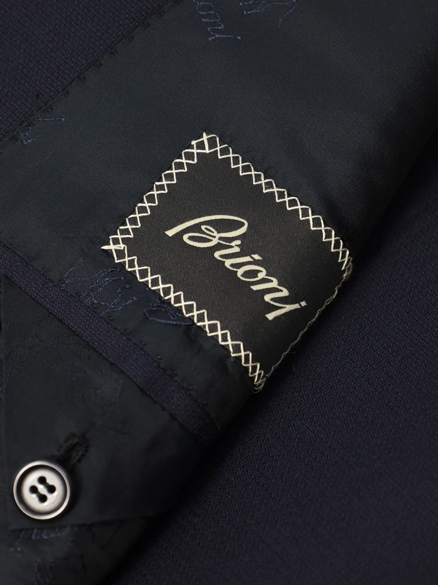 Brioni Navy Hopsack Parigi Jacket