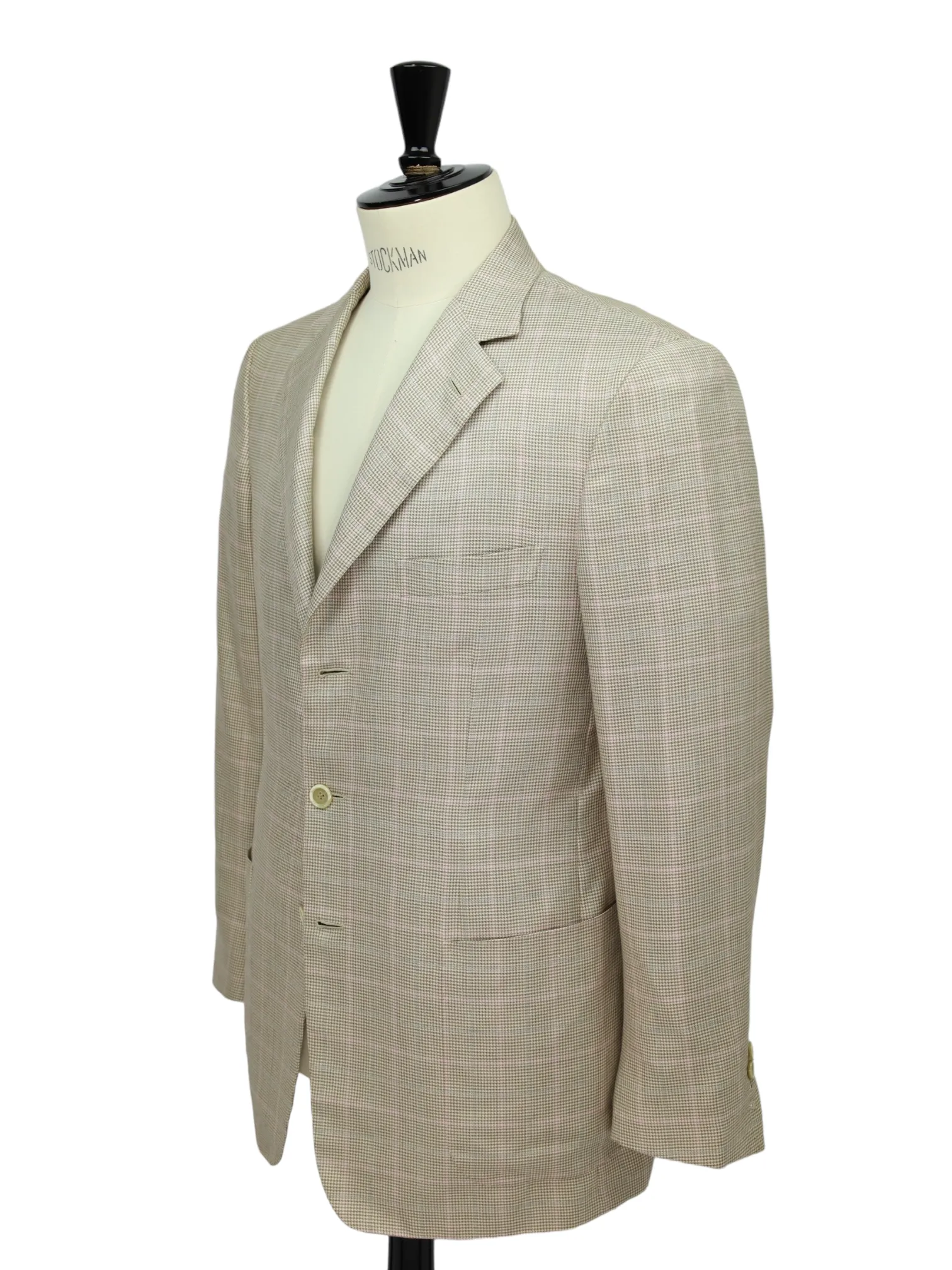 Brioni Taupe Glenplaid Jacket