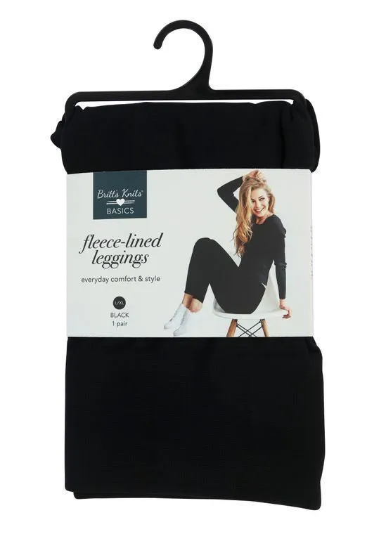 Britt's Knits Basics Fleece-Lined Leggings