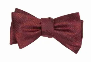 Burgundy Glimmer Bow Tie