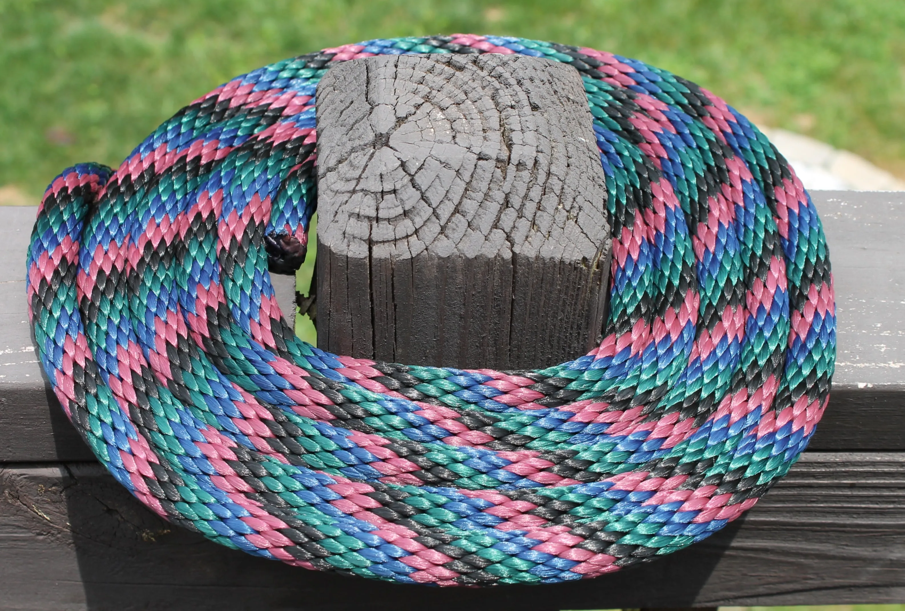 Burgundy, Navy, Black, Hunter Green Solid Braided Multifilament Polypropylene Rope