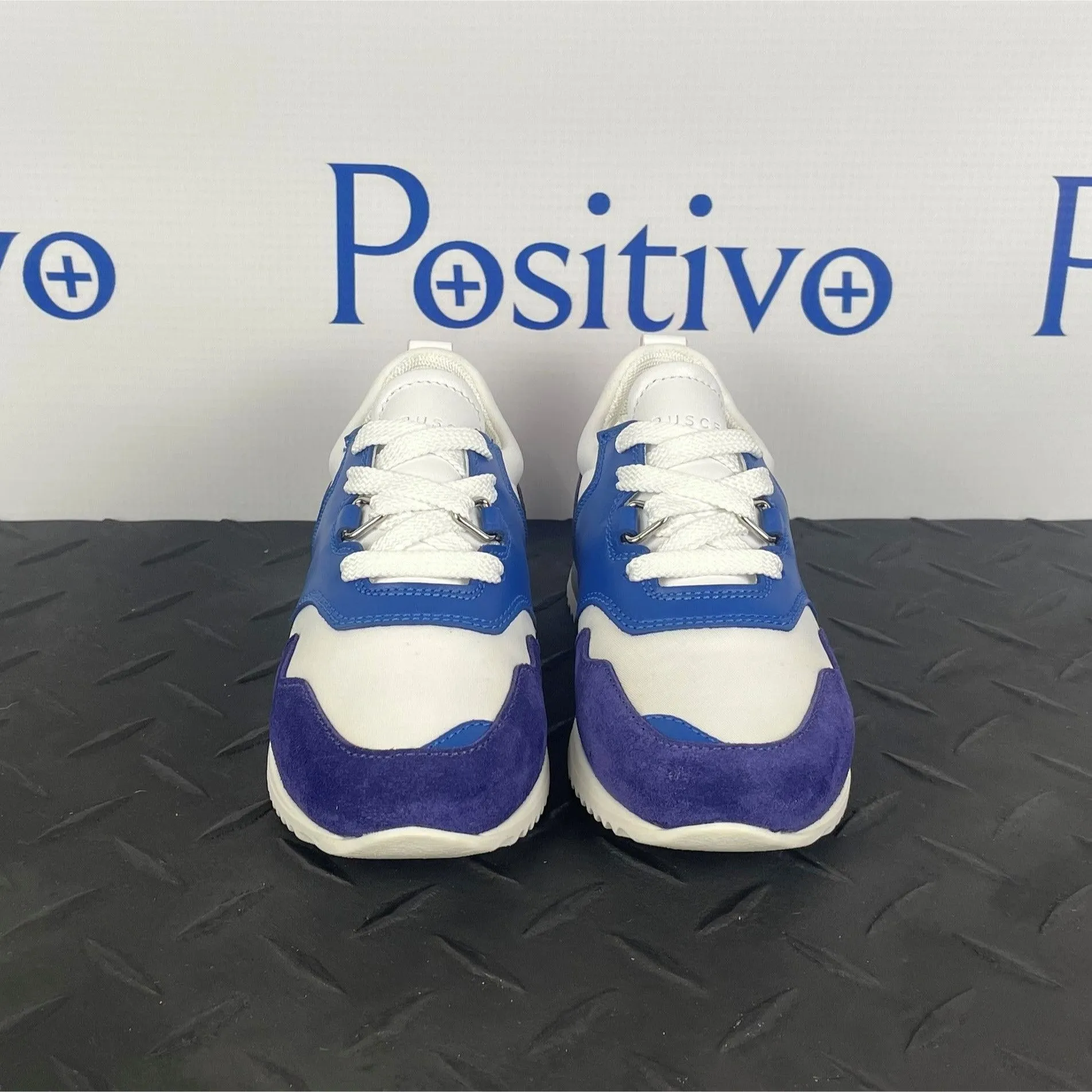 Buscemi Ventura Kid Purple Trio Leather Sneakers