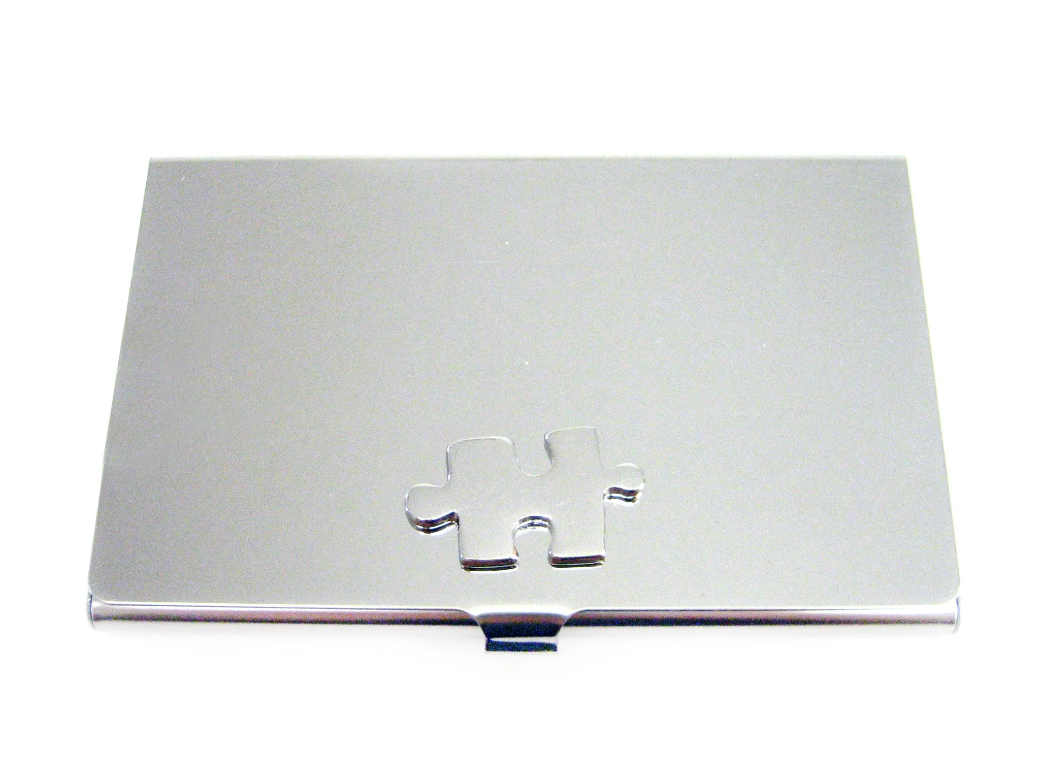 Business Card Holder with Puzzle Pendant
