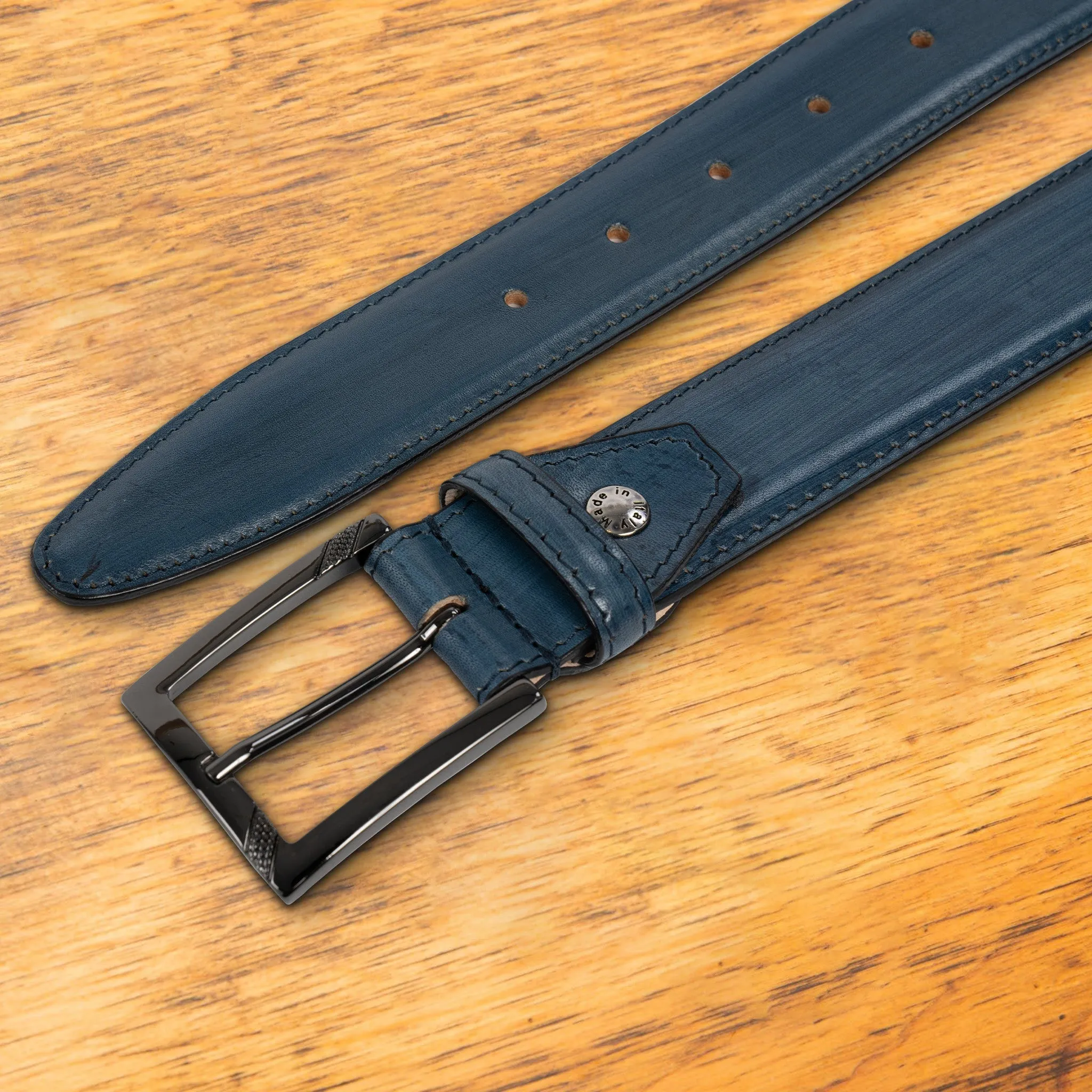 C1450 Calzoleria Toscana Leather Dress Belt
