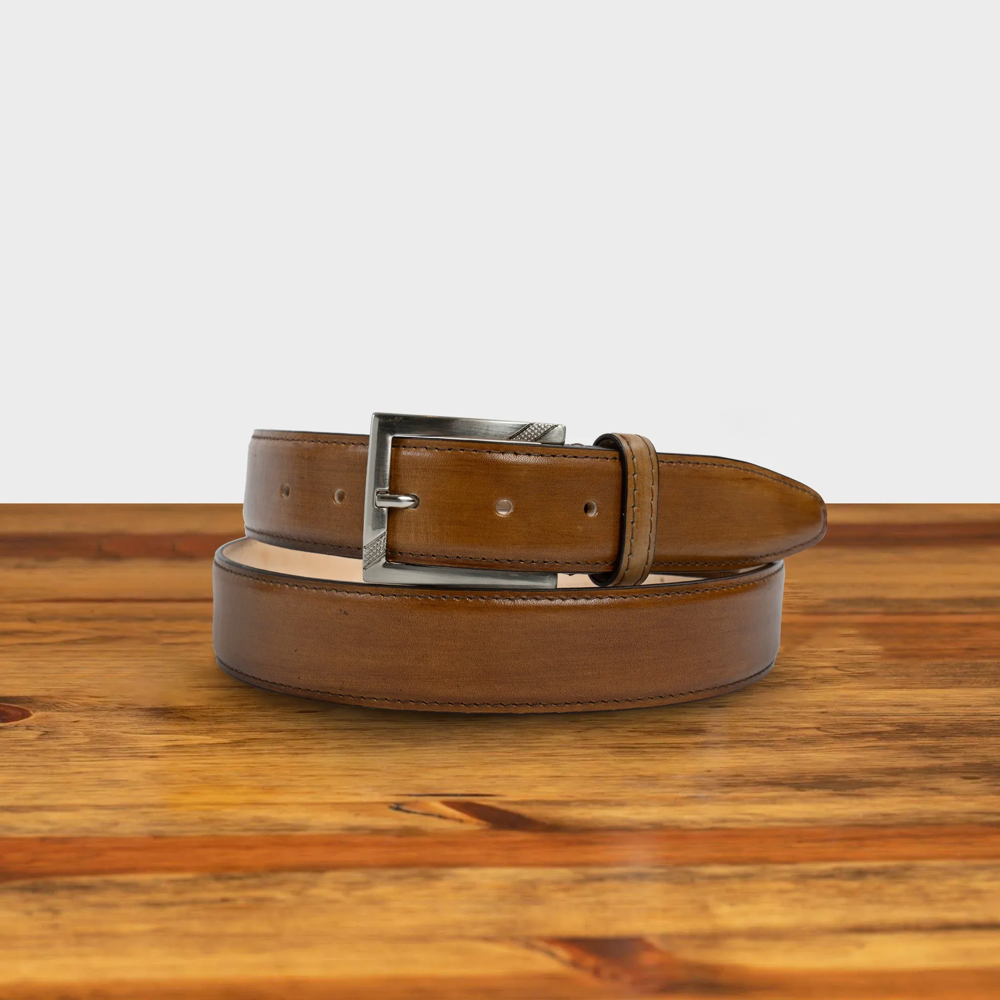 C1450 Calzoleria Toscana Leather Dress Belt