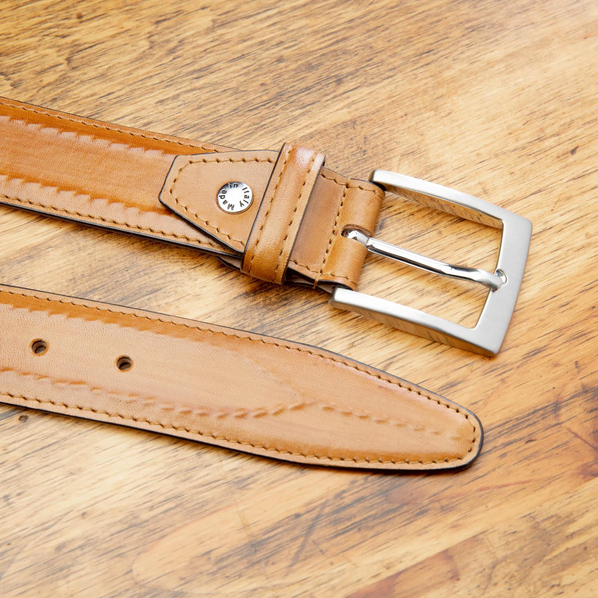 C2216 Calzoleria Toscana Inner Stitched Dress Belt