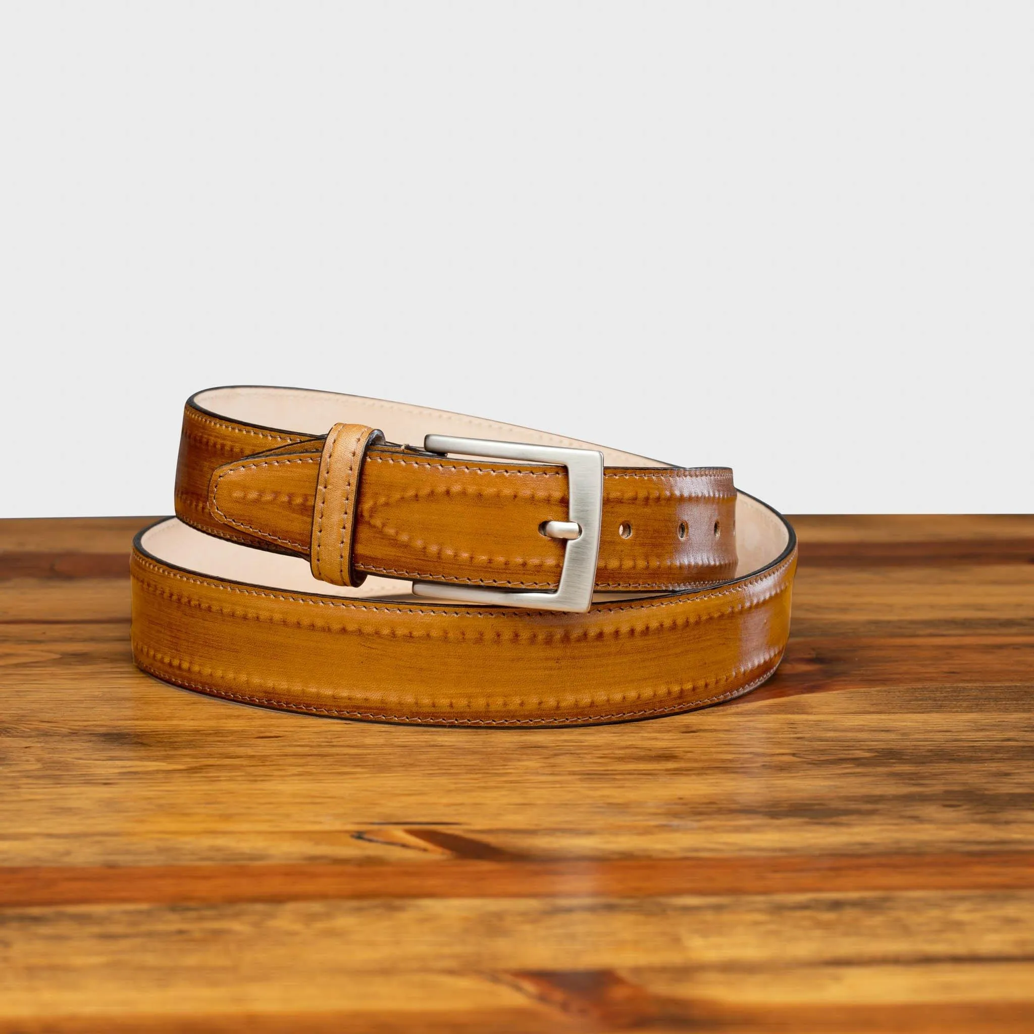 C2216 Calzoleria Toscana Inner Stitched Dress Belt