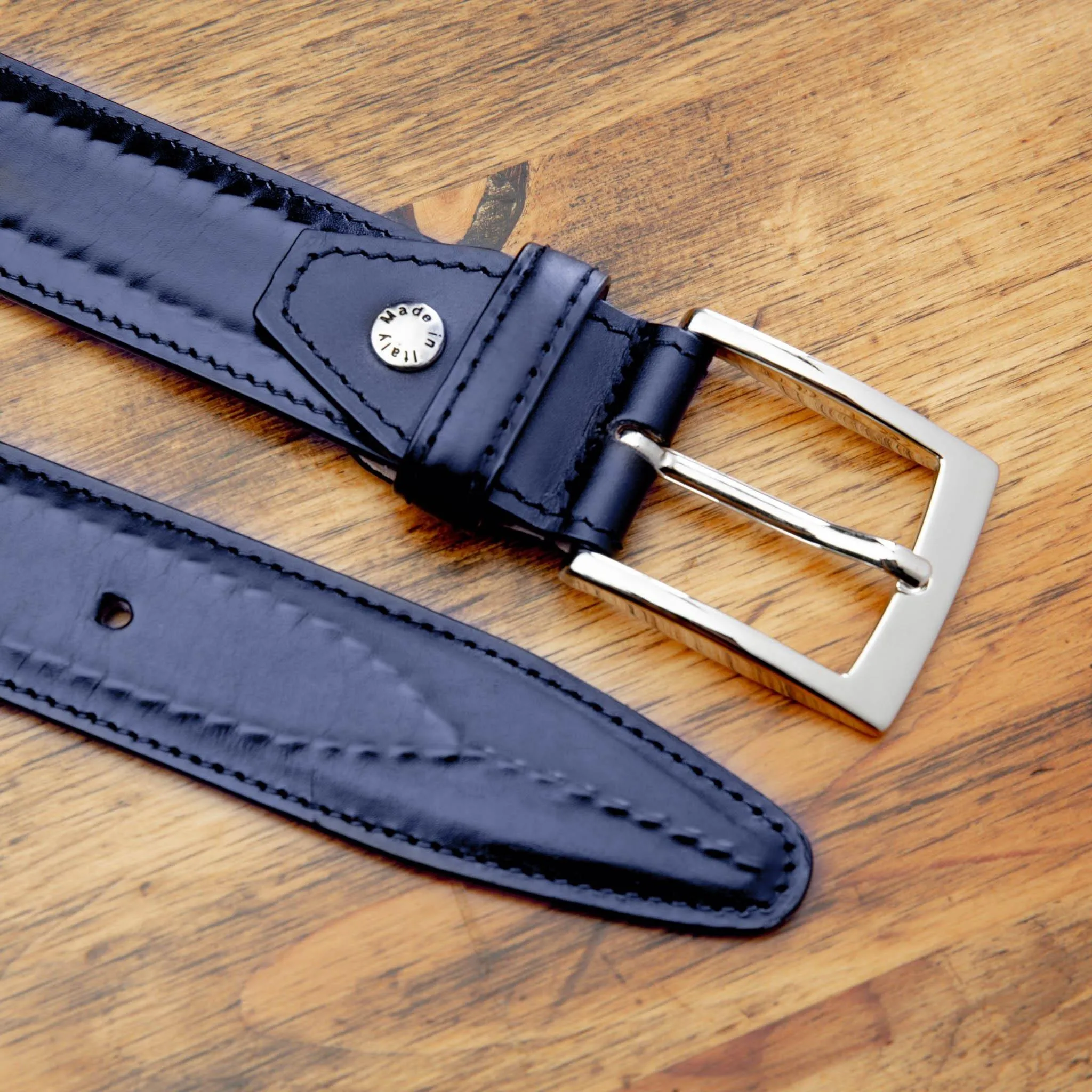 C2216 Calzoleria Toscana Inner Stitched Dress Belt