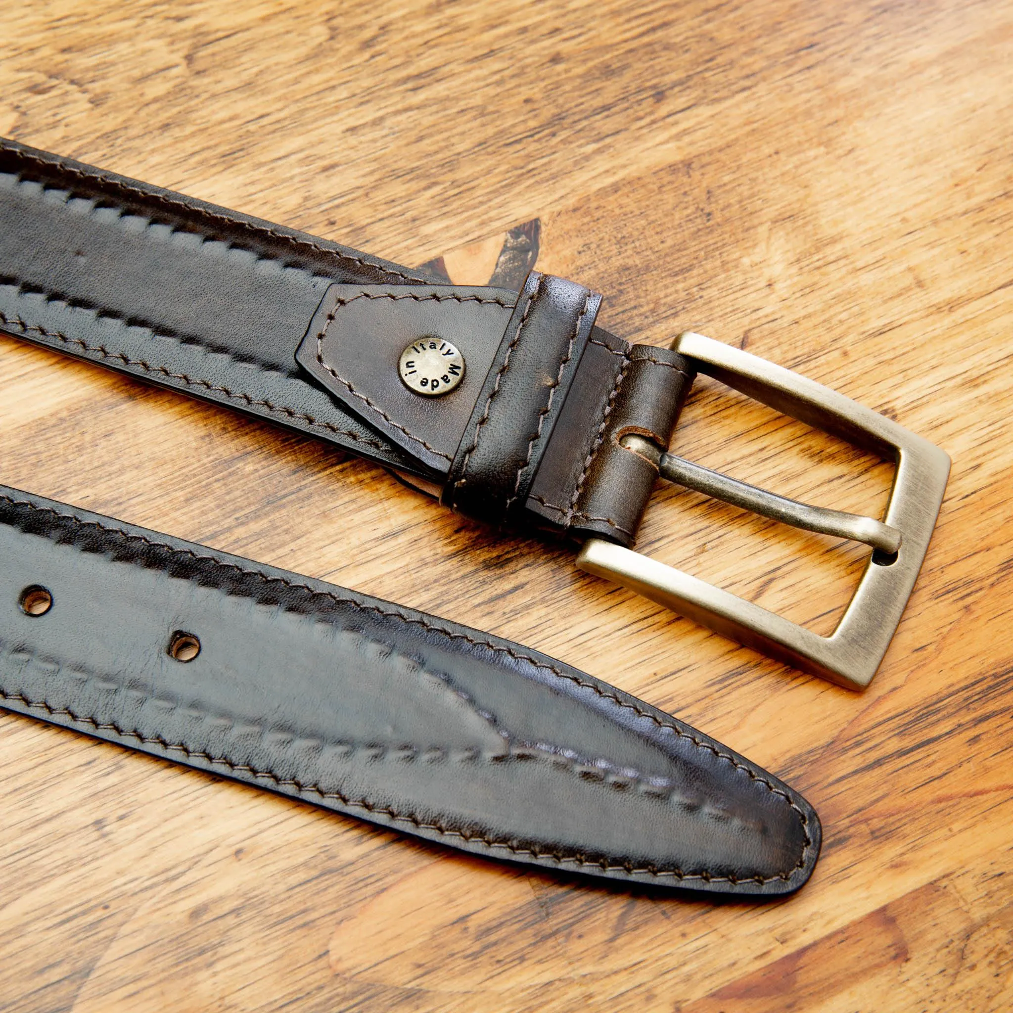 C2216 Calzoleria Toscana Inner Stitched Dress Belt