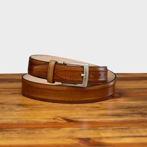 C2216 Calzoleria Toscana Inner Stitched Dress Belt