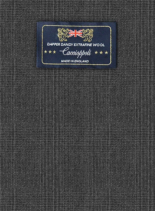 Caccioppoli Dapper Dandy Gloris Gray Wool Jacket