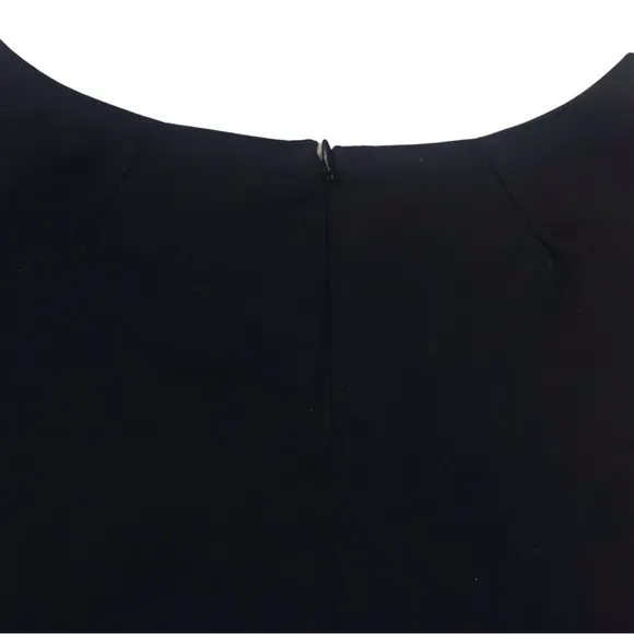 Calvin Klein Sleeveless Black &amp; Teal Blue Green Sheath Dress Size 6 Career