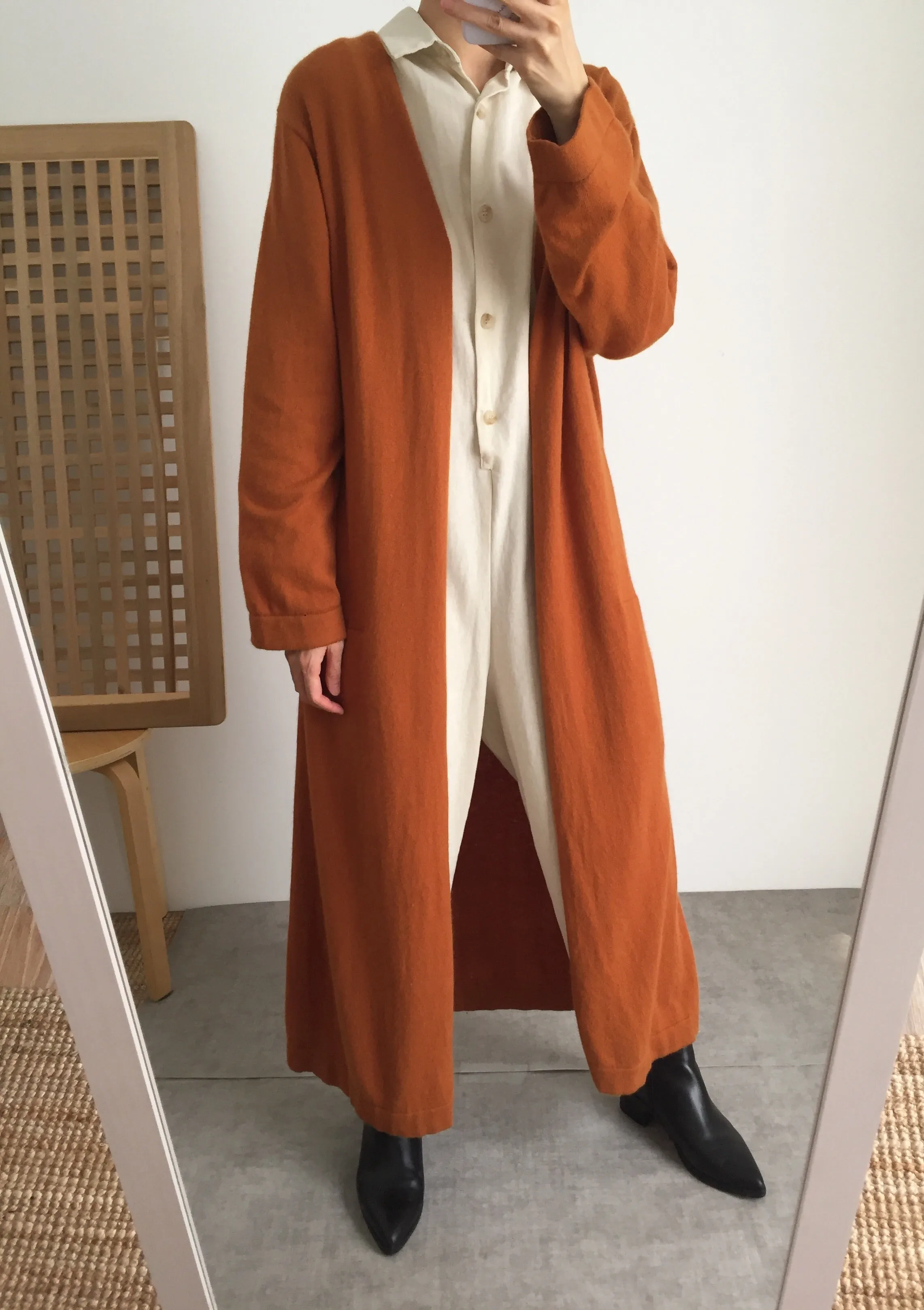 Camberwell cardigan- Terracotta