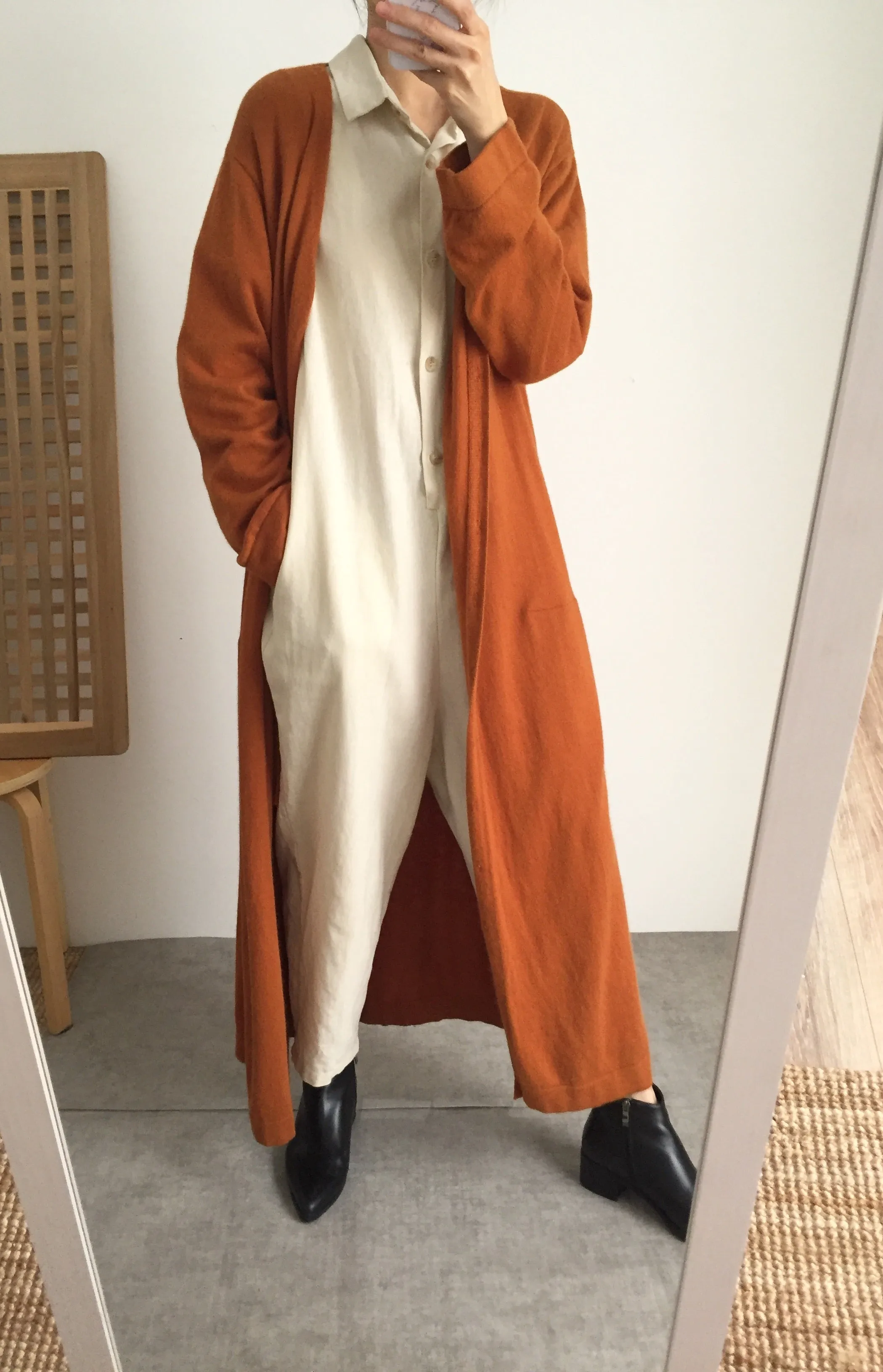 Camberwell cardigan- Terracotta