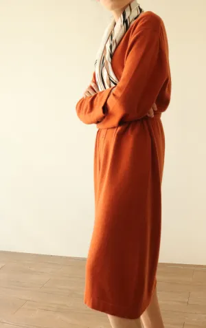 Camberwell cardigan- Terracotta